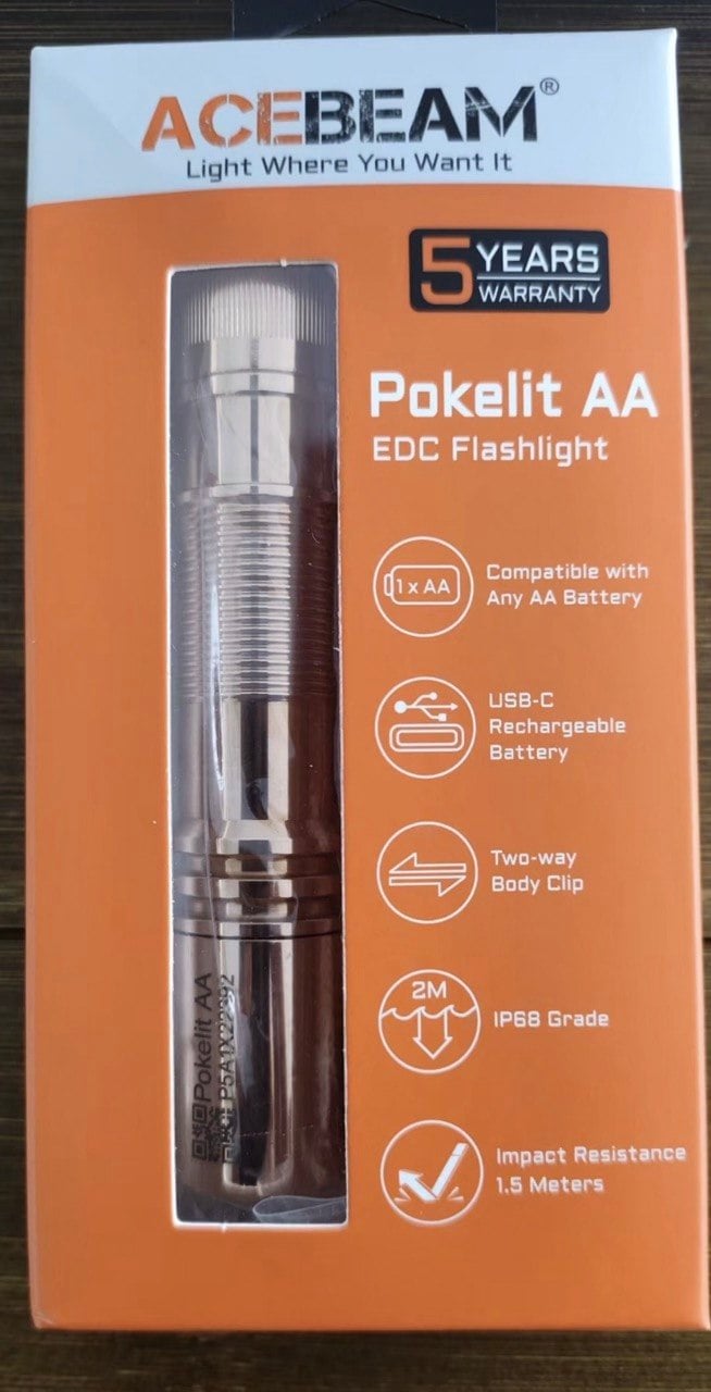 ACEBEAM Pokelit 2AA NBCF Breast Cancer Pink Flashlight $39.90